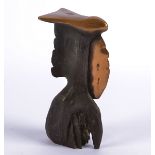 Eli Ilan (1928-1982) abstract bronze sculpture, signed to back 'HAN', height 14.5cm. Provenence: