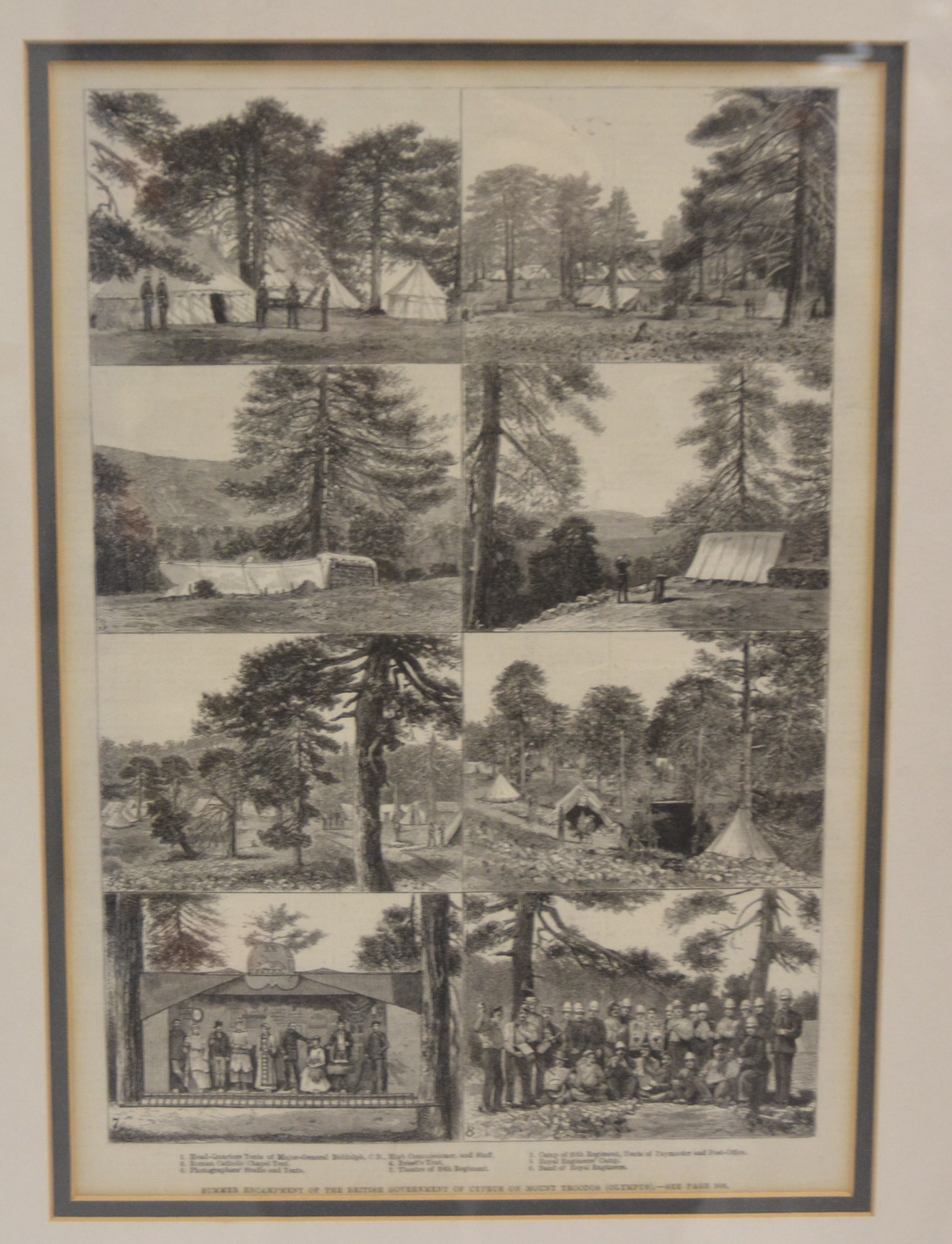Commemorative set of four engravings, Operation Tosca and 22nd Regiment of Royal Artillery, 53cm x - Image 13 of 15