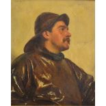 Edwin Harris (British 1855-1906) RBSA, Newlyn School, circa 1890, oil on canvas, The Mate of the
