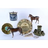 A large quantity of 20th & 21st Century ceramics, including a Beswick horse, a set of five plates