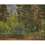 F G Anderson, oil on canvas, Woodland Landscape, signed with monogram FGA and dated 1940 lower