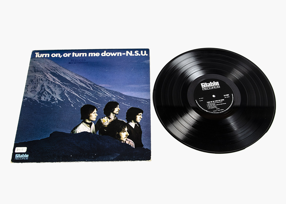 N.S.U. LP, Turn On Or Turn Me Down LP - Original UK Stereo release 1969 on Stable Records (SLE 8002)