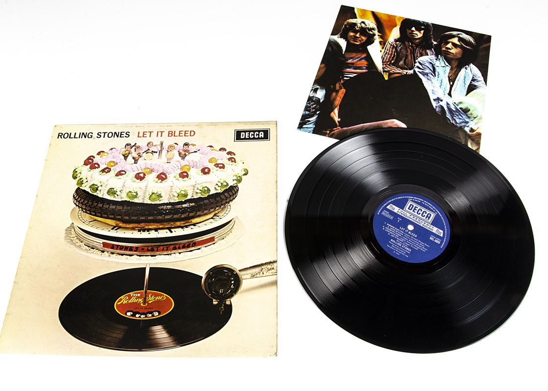 Rolling Stones LP, Let It Bleed LP - UK Stereo release (boxed logo) on Decca (SKL 5025) -