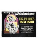 Dr Phibes Rises Again (1972) UK Quad Poster, for this classic hammed up horror starring Vincent