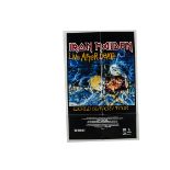 Iron Maiden Film Poster, Iron Maiden Live After Death (1985) US 1-Sheet movie poster for the