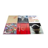 The Who and Related LPs, five albums and a box set by The Who, Solo and related comprising Live At