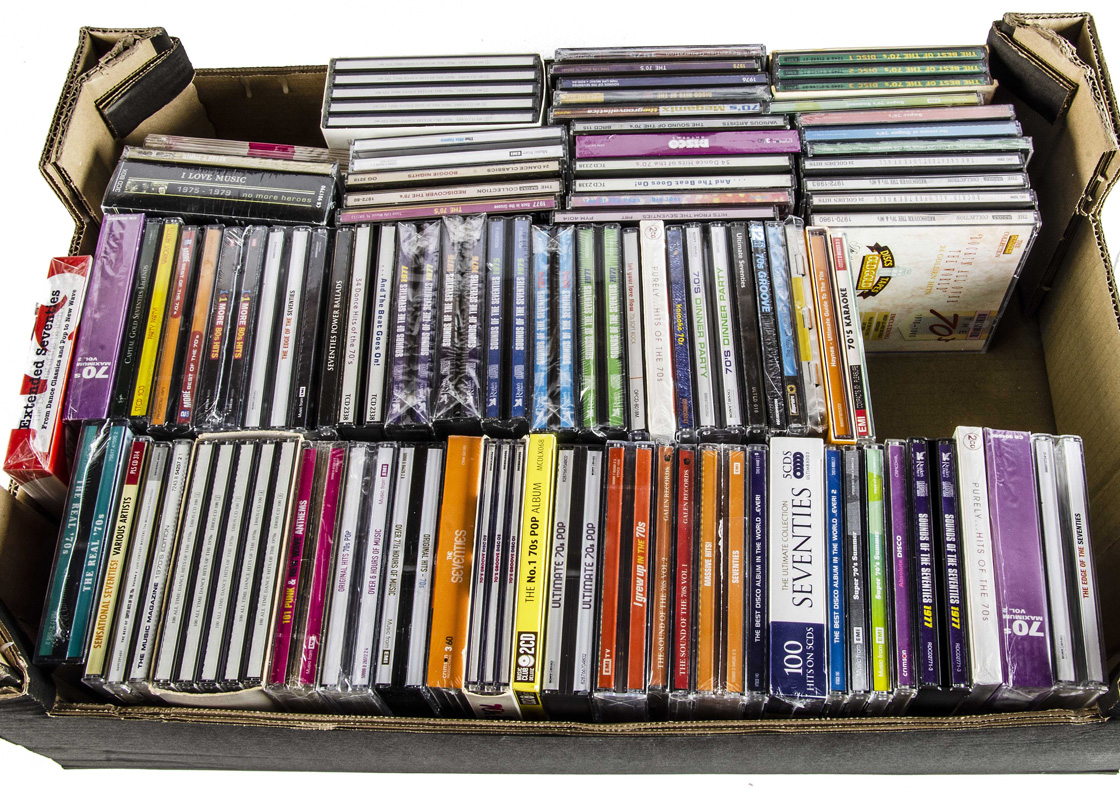 Seventies CDs / Box Sets, approximately eighty Box Sets and CDs of Seventies Music Compilations with - Image 2 of 2