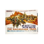 UK Quad Posters / Westerns ten UK quads, mainly Westerns comprising The Hallelujah Trail, The