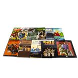 Beach Boys LPs, ten original UK albums comprising Pet Sounds, Surfin USA, Friends, Smiley Smile,