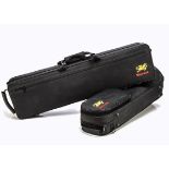 Instrument Cases, four quality cases, three Wessex and one KTL for different sized trombones two