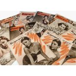 Picturegoer Magazines, one hundred and fifty Picturegoer Magazines from the 1950s containing some