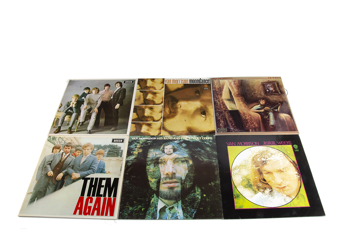 Van Morrison LPs, twenty-Four albums by Van Morrison and Them with titles including Them, Them