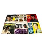 Elvis Presley LPs, approximately forty albums and a box set with titles including Girl Happy, Tickle