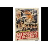 The Dam Busters (1955) Poster, The Dam Busters (1955) French 1-Panel cinema poster, for the