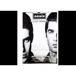 Oasis Posters, two 'subway' posters measuring 100cm x 155cm approx, one promoting the single 'Do You