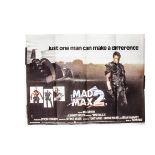 Mad Max 2 (1982) UK Quad Poster, poster from the sequel starring Mel Gibson, Folded with