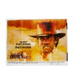 Pale Rider (1985) UK Quad Poster, poster for this iconic Clint Eastwood Western with Michael