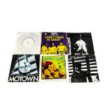 7" Singles, approximately ninety 7" singles of various genres with artists including Discharge,