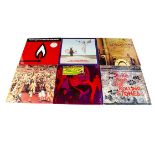 Rolling Stones LPs, thirteen albums comprising Beggars Banquet (Clear Vinyl reissue), Get Yer Ya Yas