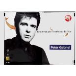 Peter Gabriel Tour Posters, two 'Subway' style 1987 Peter Gabriel French Tour posters (155cm x 112cm