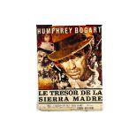 Le Tresor De La Sierra Madre Film Poster, French Poster for the John Huston directed Western