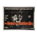 The Hound of The Baskervilles (1959) UK Quad Poster, probable first release Quad for this Hammer