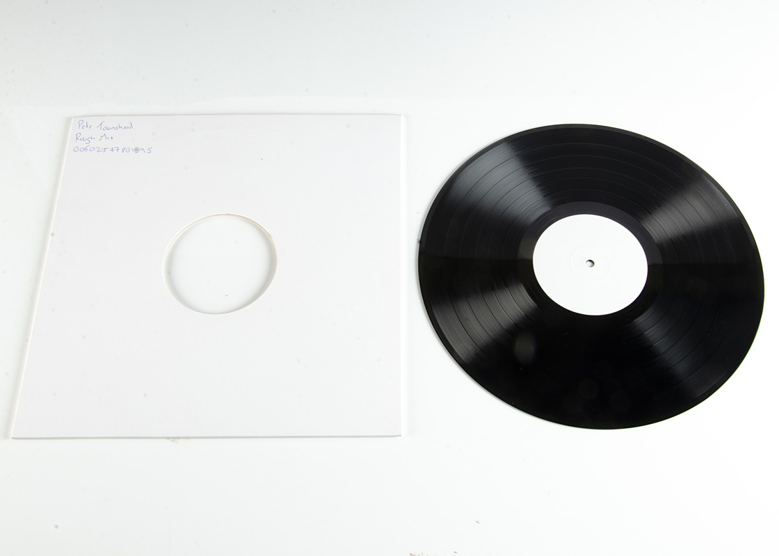 Pete Townshend Test Press LP, Rough Mix - White Label Test Pressing of the 2017 180g reissue - in