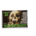 Tales From The Crypt (1972) UK Quad (Cut), UK Quad for the Amicus horror starring Peter Cushing