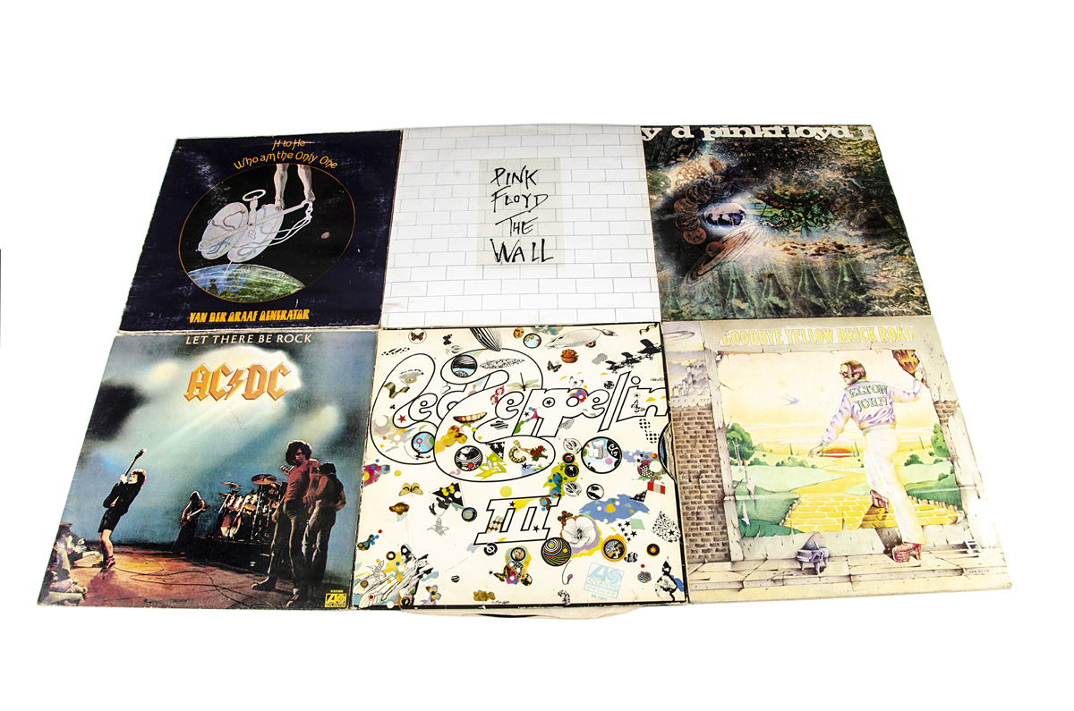 Rock / Prog LPs, approximately sixty albums of mainly Classic and Progressive Rock with artists