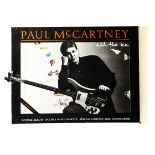 Paul McCartney Shop Display, All The Best - 3D effect shop display - measures 32" by 25" - end of