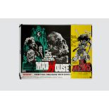 Madhouse / The Amazons UK Quad Poster, UK quad for this Amicus horror double bill - folded and in