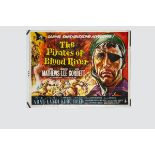 The Pirates of Blood River (1962) UK Quad Poster, for the Hammer adventure starring Christopher