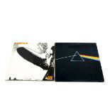 Progressive Rock LPs, two albums comprising Led Zeppelin LP - UK release 1969 on Atlantic (588171) -