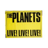The Planets Tour Poster, The Planets tour poster circa 1980 - measures 30”x 40” and in very good