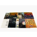 Pink Floyd LPs, ten albums of various countries and issues comprising Dark Side of the Moon (