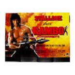 Rambo - First Blood Part II (1985) UK Quad Poster, poster from the film starring Sylvester Stallone,