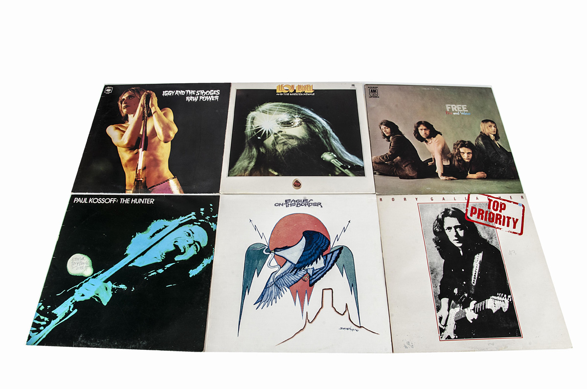 Rock LPs, approximately eighty albums of mainly Classic and Heavy Rock with artists including Rory