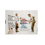The Odd Couple (1968) UK Quad Posters, two posters for the comedy starring Jack Lemmon and Walter
