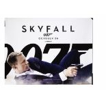 James Bond UK Quad Posters, Two James Bond / Daniel Craig UK Quad posters: Skyfall (2012) IMAX