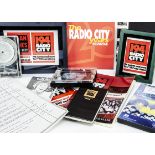 Radio City memorabilia, many items including plaques for Brian Jones, a pair of his glasses, playing