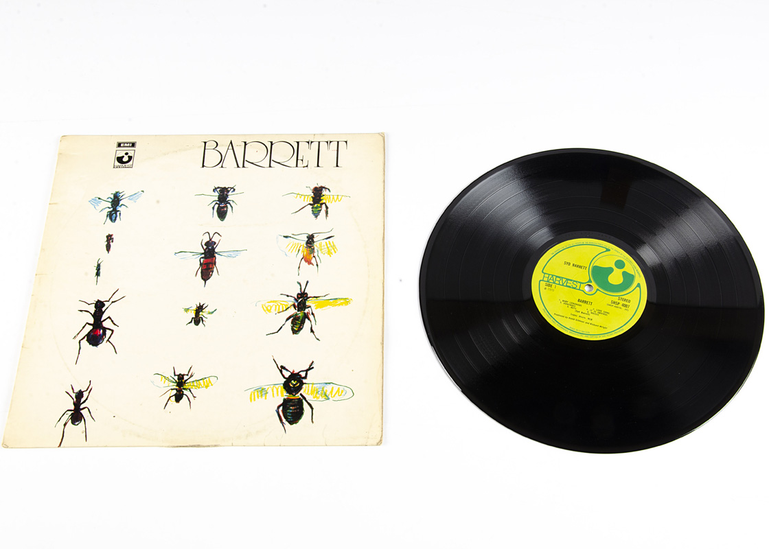 Syd Barrett LP, Barrett - Original UK release 1970 on Harvest (SHSP 4007) - Laminated Flipback