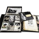 Film / Television Celebrity Autographs, two large albums containing approximately two hundred and