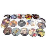 David Bowie Picture Discs, sixteen picture discs comprising the 'Fashions' ten disc set, Survive, Be