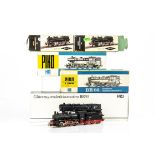 Piko HO Gauge Steam Locomotives, six boxed examples 5/6332 BR 95 0028-1 tank locomotive of the DR in