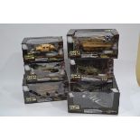 Forces of Valor 1:32 Scale Military Vehicles, a boxed group of six comprising, 86000 MKIV Spitfire