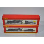 Hornby (China) OO Gauge Steam Locomotives and Tenders, a boxed duo of Castle Class locomotives,