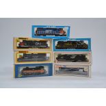 HO Gauge American Diesel Locomotives, seven boxed examples GP locomotives Bachmann 0636 GP30