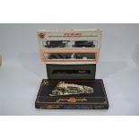 HO Gauge American Steam Locomotives and Tenders, four boxed examples Mantua 322-01 Mikado 217 with