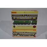 Hornby (China) OO Gauge Golden Arrow Train Pack and Coach Pack, a boxed R2369 set factory packaged