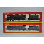 Hornby (China) OO Gauge Steam Locomotives and Tenders, a boxed duo of Britannia class locomotives,